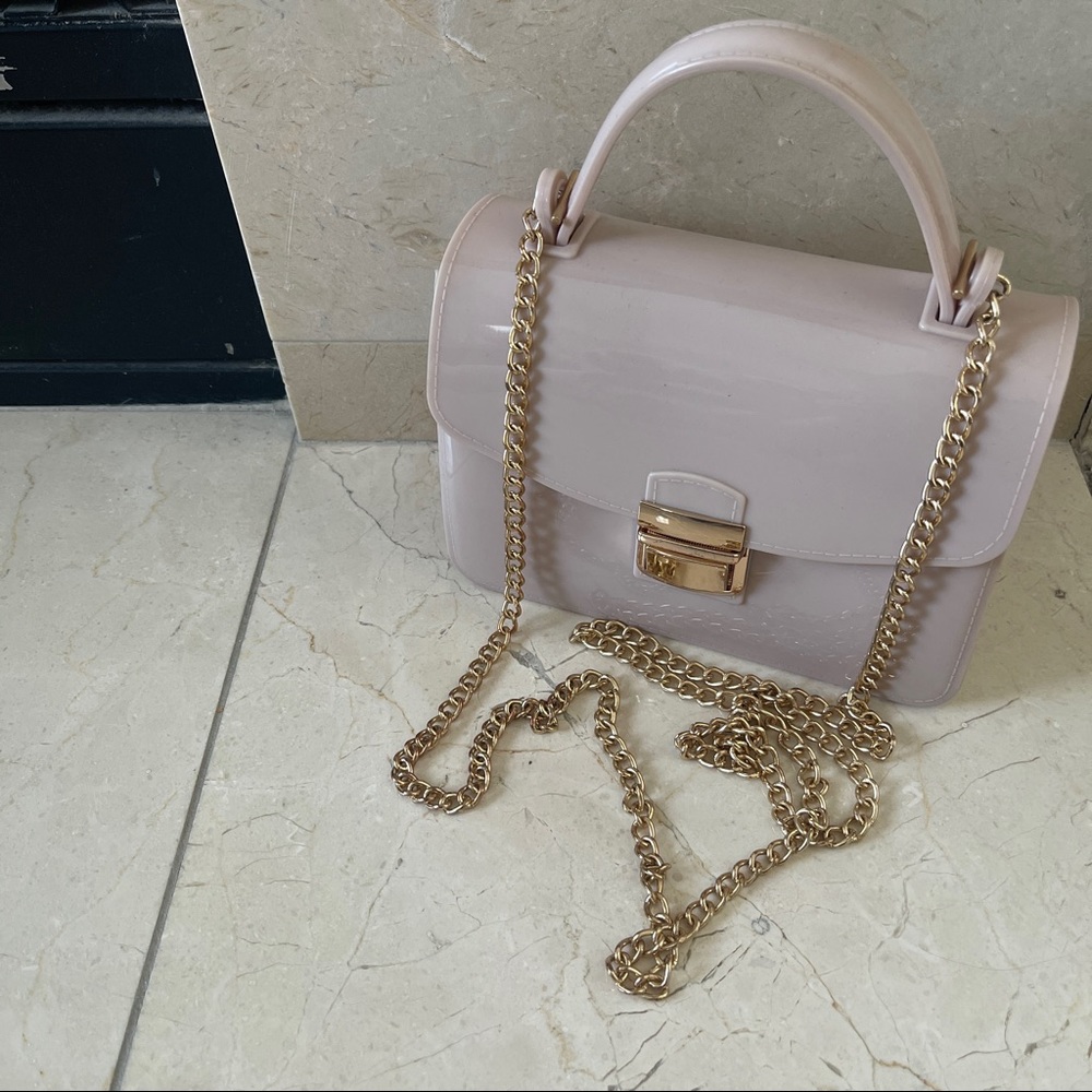 Cream & Gold Small Purse